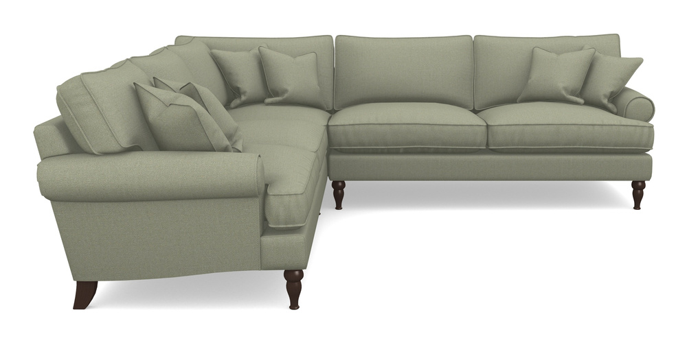 Product photograph of Cooksbridge Corner Sofa Rhf In Plain Linen Cotton - Sage from Sofas and Stuff Limited