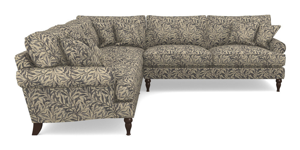 Product photograph of Cooksbridge Corner Sofa Rhf In V A Drawn From Nature - Willow Bough Large - Navy from Sofas and Stuff Limited