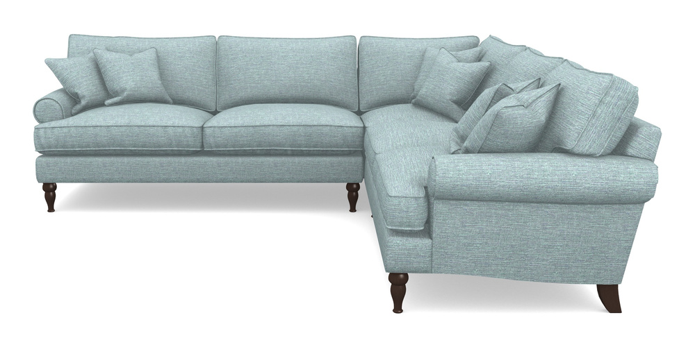 Product photograph of Cooksbridge Corner Sofa Lhf In Aqua Clean Hove - Duck Egg from Sofas and Stuff Limited