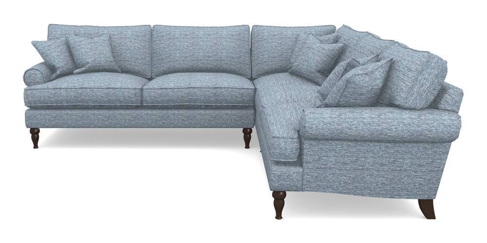 Product photograph of Cooksbridge Corner Sofa Lhf In Aqua Clean Oban - Denim from Sofas and Stuff Limited