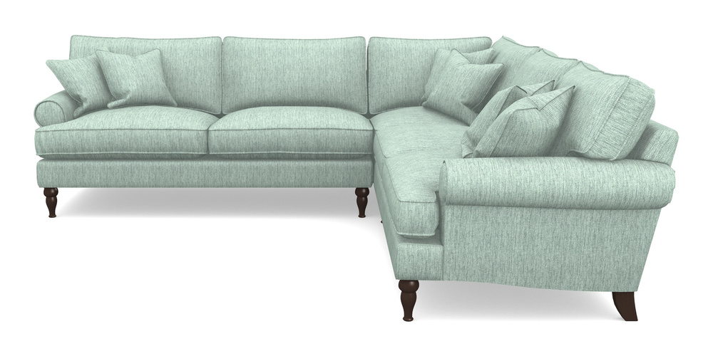 Product photograph of Cooksbridge Corner Sofa Lhf In Aqua Clean Tenby - Duck Egg from Sofas and Stuff Limited