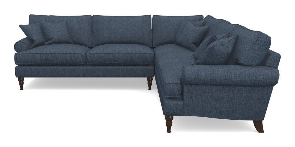 Product photograph of Cooksbridge Corner Sofa Lhf In Aqua Clean Tenby - Navy from Sofas and Stuff Limited