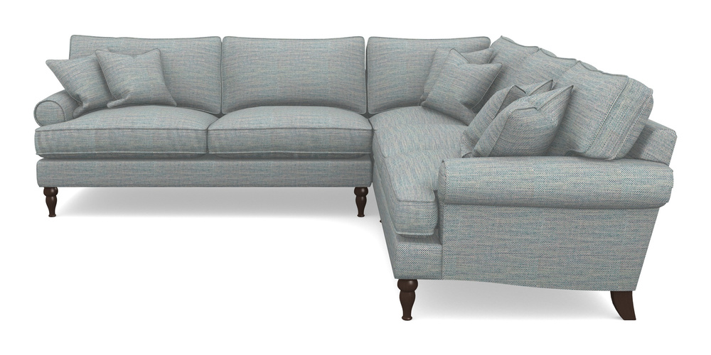 Product photograph of Cooksbridge Corner Sofa Lhf In Basket Weave - Blue from Sofas and Stuff Limited