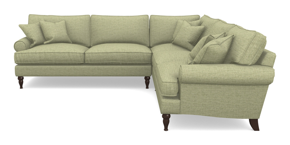 Product photograph of Cooksbridge Corner Sofa Lhf In Basket Weave - Sage from Sofas and Stuff Limited