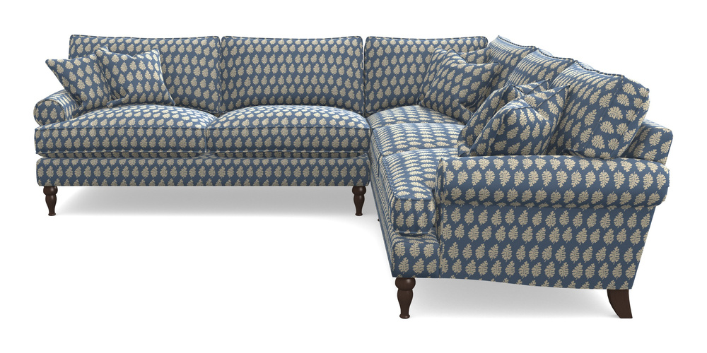 Product photograph of Cooksbridge Corner Sofa Lhf In Cloth 21 - Oak Leaf - Bilberry from Sofas and Stuff Limited