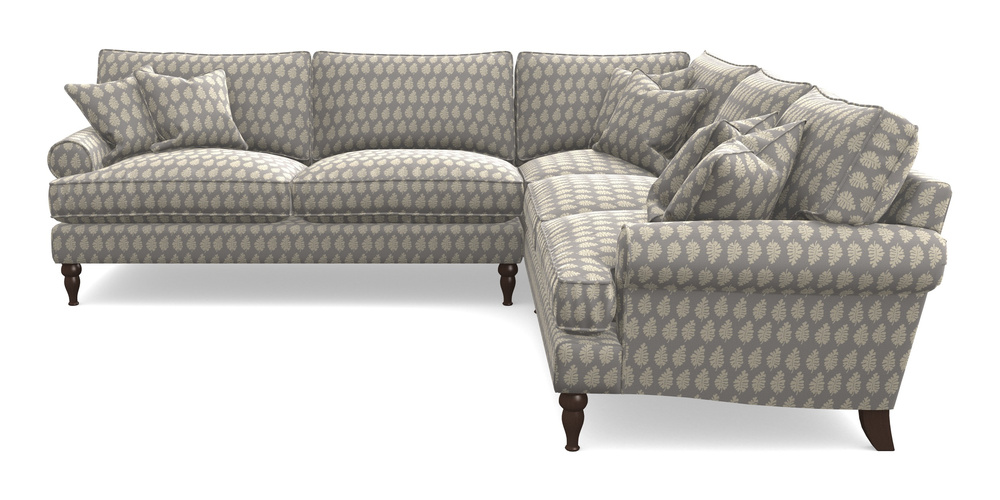 Product photograph of Cooksbridge Corner Sofa Lhf In Cloth 21 - Oak Leaf - Magnesium from Sofas and Stuff Limited