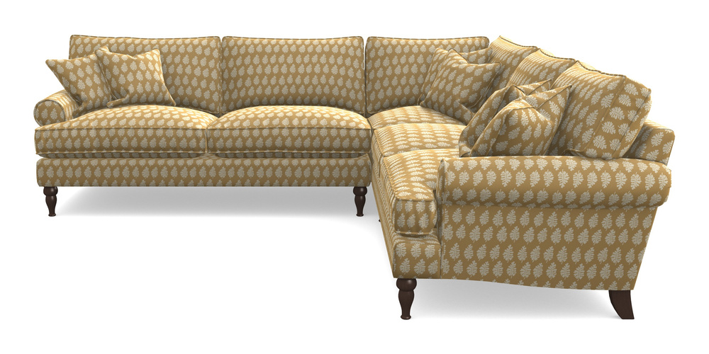 Product photograph of Cooksbridge Corner Sofa Lhf In Cloth 21 - Oak Leaf - Quince from Sofas and Stuff Limited