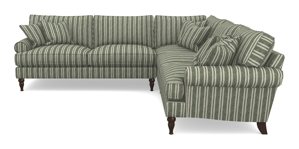 Product photograph of Cooksbridge Corner Sofa Lhf In Cloth 22 - Barcode - Courgette from Sofas and Stuff Limited