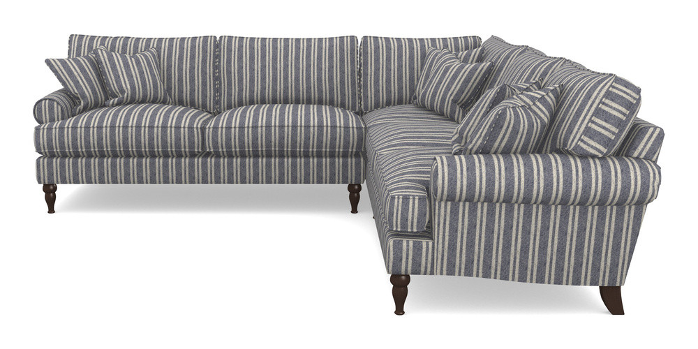 Product photograph of Cooksbridge Corner Sofa Lhf In Cloth 22 - Barcode - Deep Water from Sofas and Stuff Limited