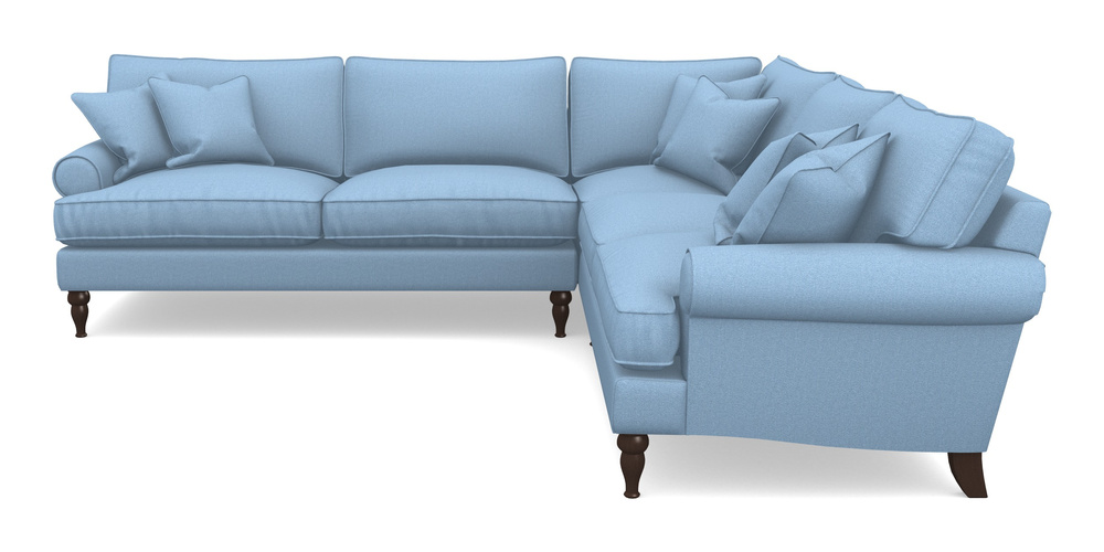 Product photograph of Cooksbridge Corner Sofa Lhf In Eco Washable Cotton - Cornflower from Sofas and Stuff Limited