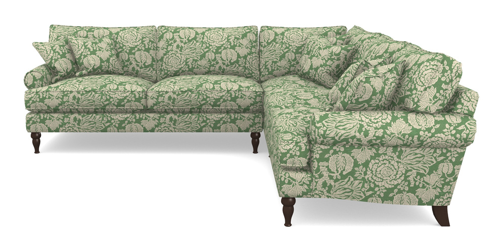 Product photograph of Cooksbridge Corner Sofa Lhf In V A Brompton Collection - Flowering Kale - Basil from Sofas and Stuff Limited