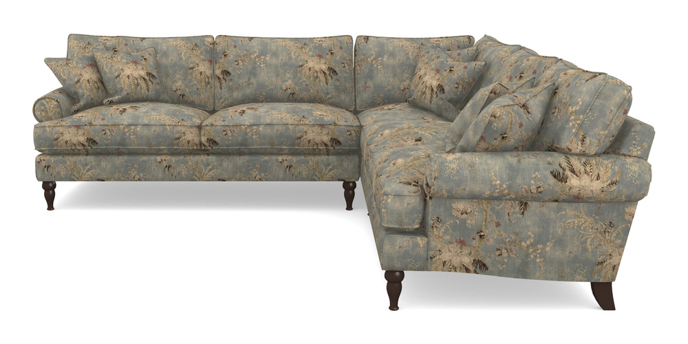 Product photograph of Cooksbridge Corner Sofa Lhf In Floral Linen - Zefferino Danish Girl from Sofas and Stuff Limited