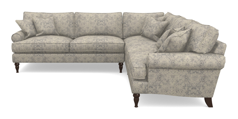 Product photograph of Cooksbridge Corner Sofa Lhf In Grace Linen - Sapphire from Sofas and Stuff Limited