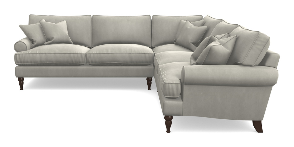 Product photograph of Cooksbridge Corner Sofa Lhf In House Clever Velvet - Stone from Sofas and Stuff Limited