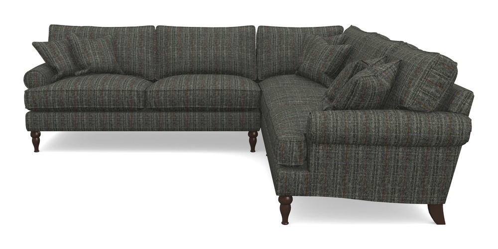 Product photograph of Cooksbridge Corner Sofa Lhf In Harris Tweed House - Harris Tweed House Grey from Sofas and Stuff Limited