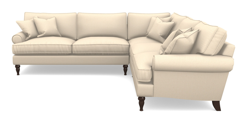 Product photograph of Cooksbridge Corner Sofa Lhf In Plain Linen Cotton - Rice Pudding from Sofas and Stuff Limited