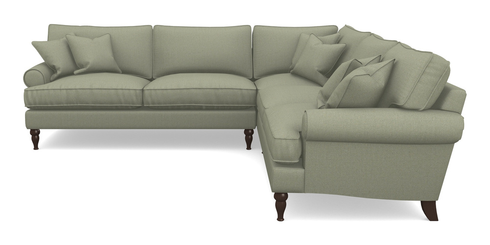 Product photograph of Cooksbridge Corner Sofa Lhf In Plain Linen Cotton - Sage from Sofas and Stuff Limited