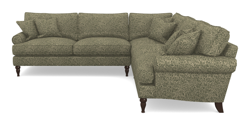 Product photograph of Cooksbridge Corner Sofa Lhf In V A Drawn From Nature Collection - Willow - Dark Green from Sofas and Stuff Limited