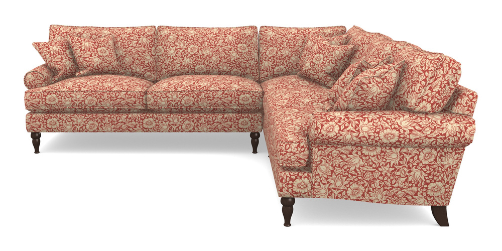 Product photograph of Cooksbridge Corner Sofa Lhf In William Morris Collection - Mallow - Madder from Sofas and Stuff Limited