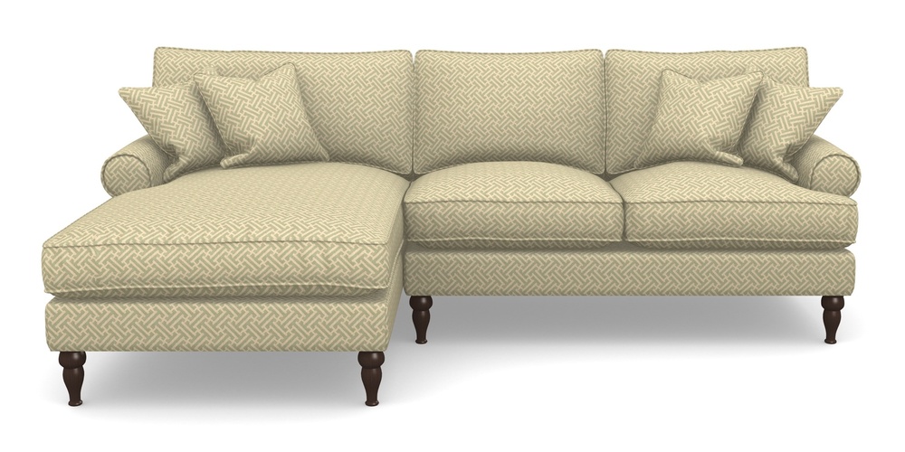 Product photograph of Cooksbridge Chaise Sofa Lhf In Cloth 18 - Key - Fennel from Sofas and Stuff Limited