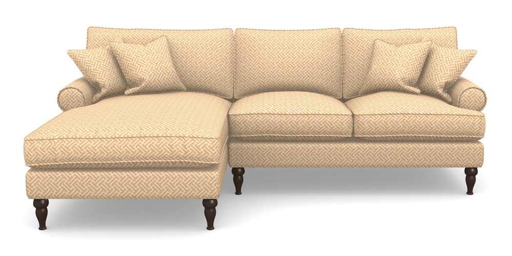 Product photograph of Cooksbridge Chaise Sofa Lhf In Cloth 18 - Key - Fudge from Sofas and Stuff Limited