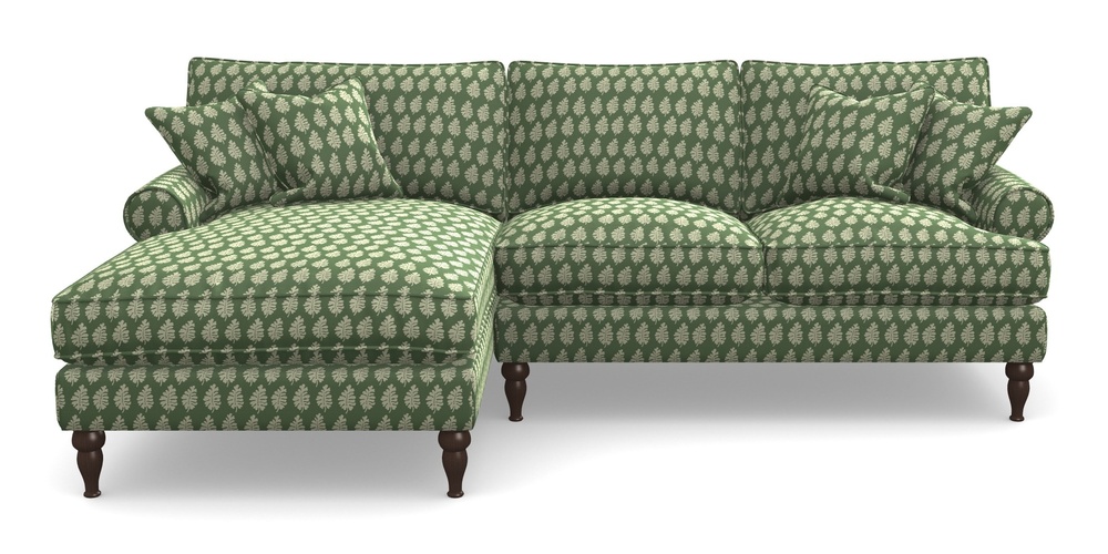 Product photograph of Cooksbridge Chaise Sofa Lhf In Cloth 21 - Oak Leaf - Forest from Sofas and Stuff Limited