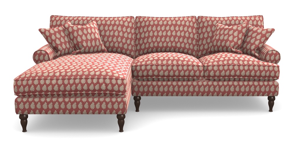 Product photograph of Cooksbridge Chaise Sofa Lhf In Cloth 21 - Oak Leaf - Ginger Snap from Sofas and Stuff Limited