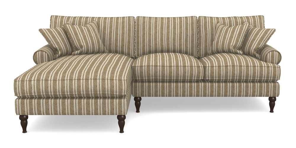 Product photograph of Cooksbridge Chaise Sofa Lhf In Cloth 22 - Barcode - Fallen Leaf from Sofas and Stuff Limited