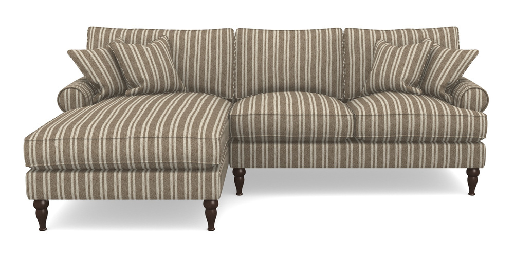 Product photograph of Cooksbridge Chaise Sofa Lhf In Cloth 22 - Barcode - Peat from Sofas and Stuff Limited