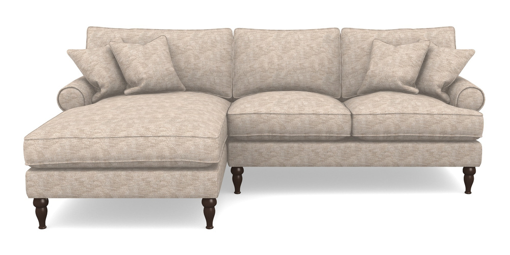 Product photograph of Cooksbridge Chaise Sofa Lhf In Cloth 20 - Design 4 - Natural Slub from Sofas and Stuff Limited