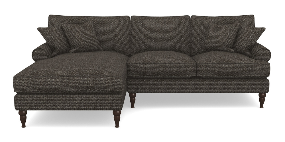 Product photograph of Cooksbridge Chaise Sofa Lhf In Cloth 20 - Design 3 - Chestnut Weave from Sofas and Stuff Limited