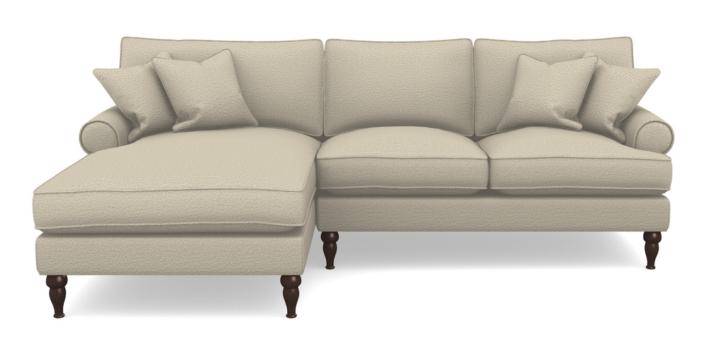 Product photograph of Cooksbridge Chaise Sofa Lhf In Cloth 20 - Design 6 - Natural Linen from Sofas and Stuff Limited