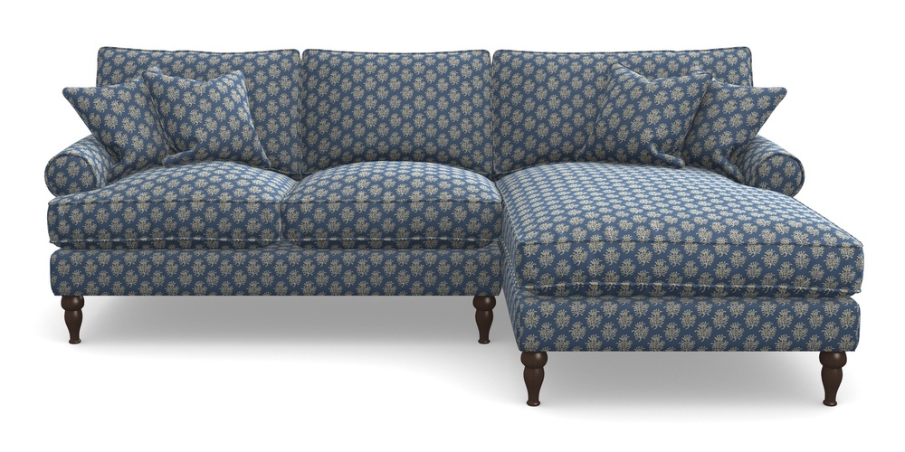 Product photograph of Cooksbridge Chaise Sofa Rhf In Cloth 21 - Coral 1 - Bilberry from Sofas and Stuff Limited