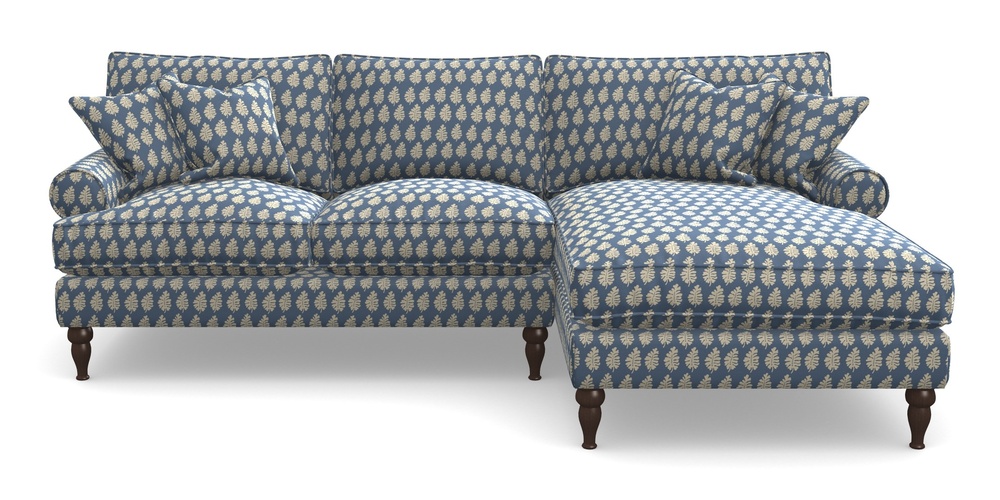 Product photograph of Cooksbridge Chaise Sofa Rhf In Cloth 21 - Oak Leaf - Bilberry from Sofas and Stuff Limited