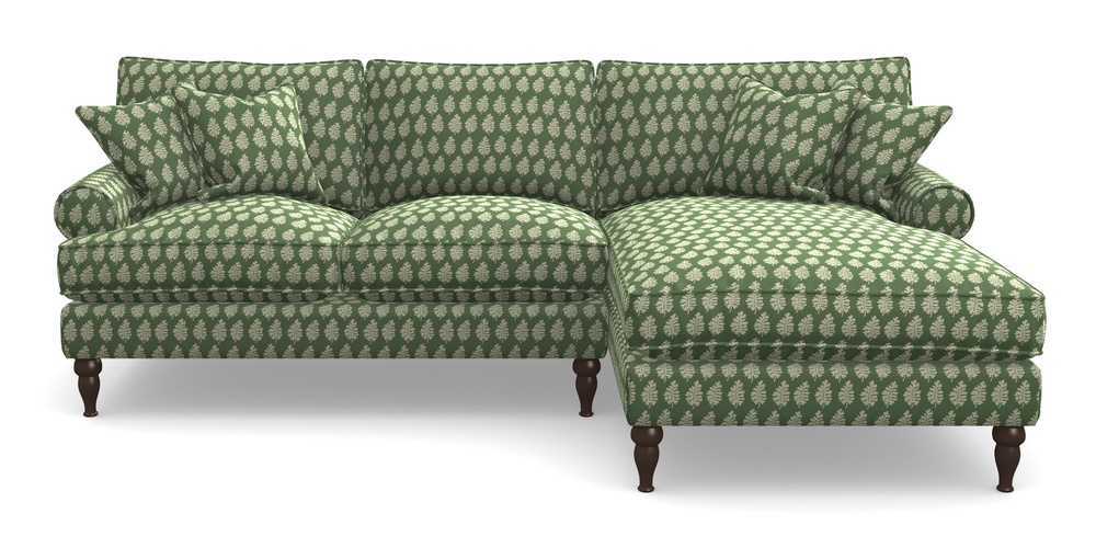 Product photograph of Cooksbridge Chaise Sofa Rhf In Cloth 21 - Oak Leaf - Forest from Sofas and Stuff Limited