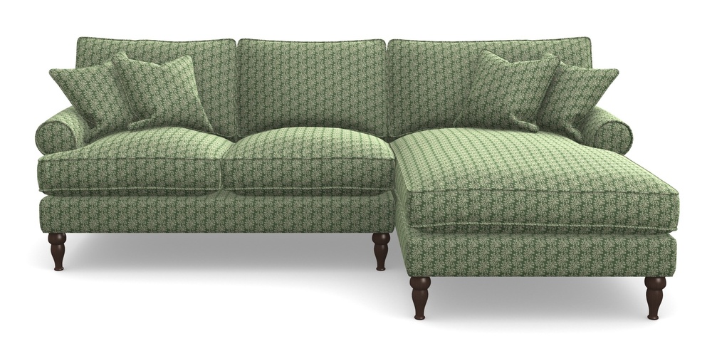 Product photograph of Cooksbridge Chaise Sofa Rhf In Cloth 21 - Spring Twig - Forest from Sofas and Stuff Limited