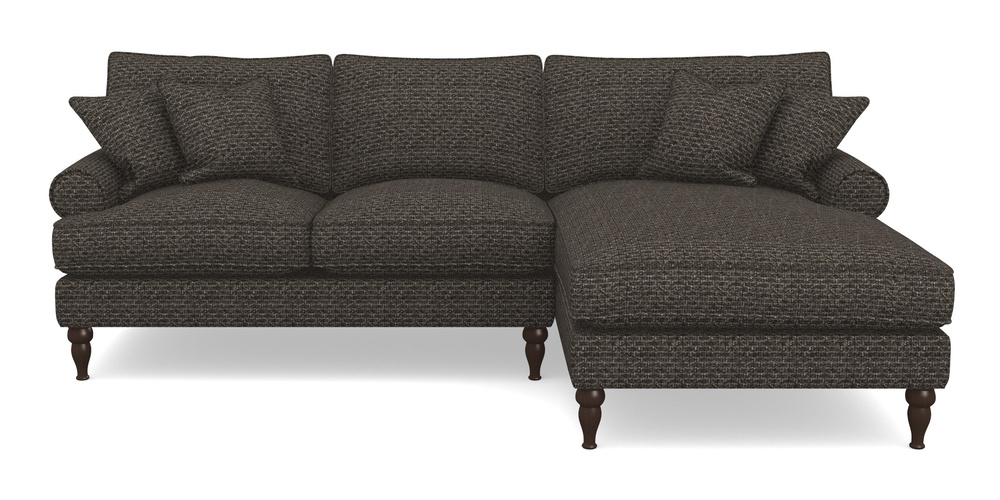 Product photograph of Cooksbridge Chaise Sofa Rhf In Cloth 20 - Design 3 - Chestnut Weave from Sofas and Stuff Limited