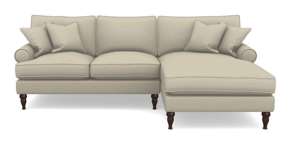 Product photograph of Cooksbridge Chaise Sofa Rhf In Cloth 20 - Design 6 - Natural Linen from Sofas and Stuff Limited