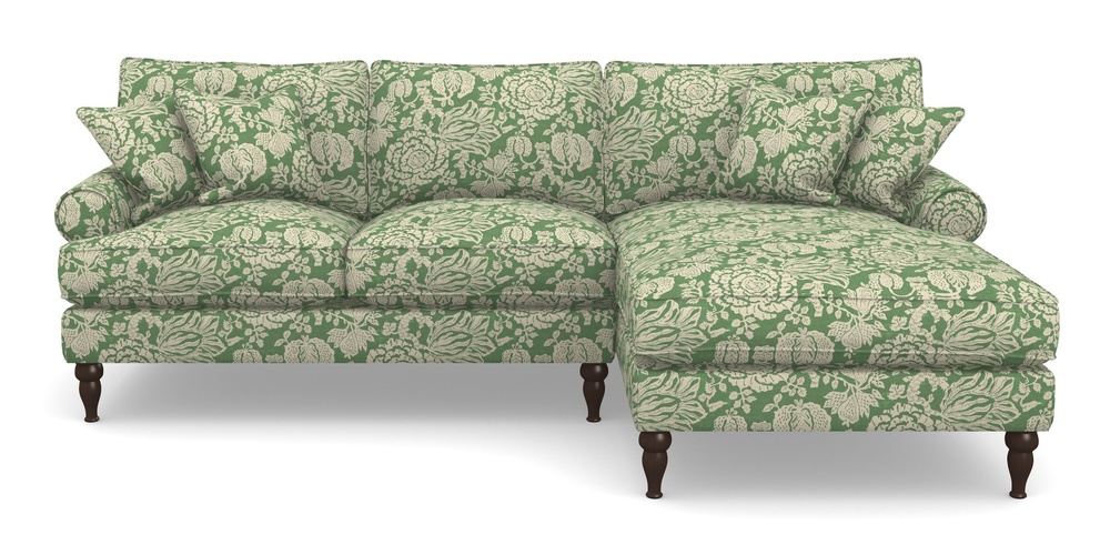 Product photograph of Cooksbridge Chaise Sofa Rhf In V A Brompton Collection - Flowering Kale - Basil from Sofas and Stuff Limited