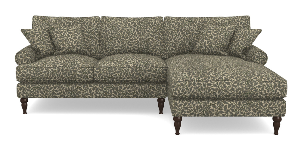 Product photograph of Cooksbridge Chaise Sofa Rhf In V A Drawn From Nature Collection - Oak Tree - Dark Green from Sofas and Stuff Limited