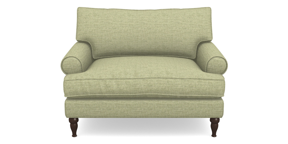 Product photograph of Cooksbridge Snuggler In Basket Weave - Sage from Sofas and Stuff Limited