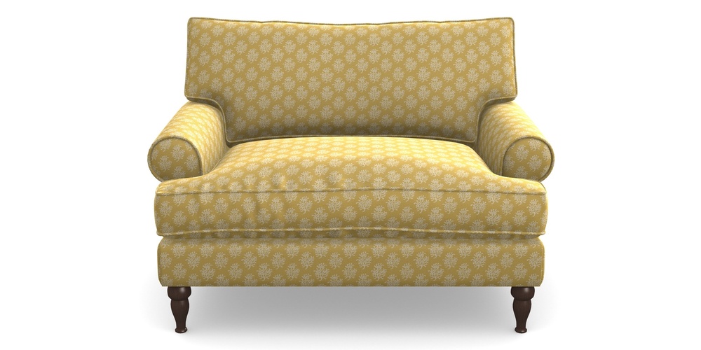 Product photograph of Cooksbridge Snuggler In Cloth 21 - Coral 1 - Canary from Sofas and Stuff Limited