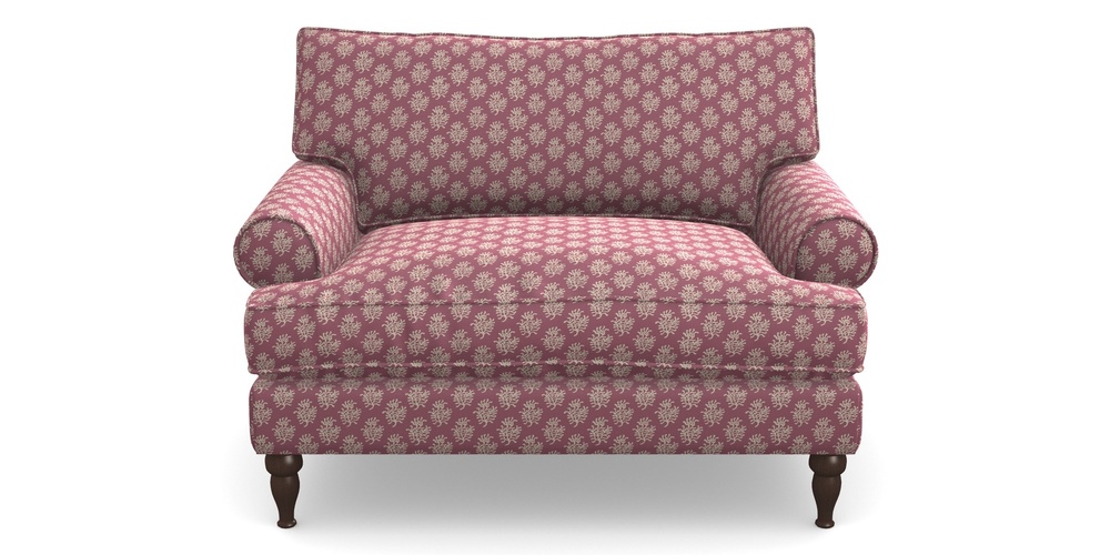 Product photograph of Cooksbridge Snuggler In Cloth 21 - Coral 1 - Cassis from Sofas and Stuff Limited