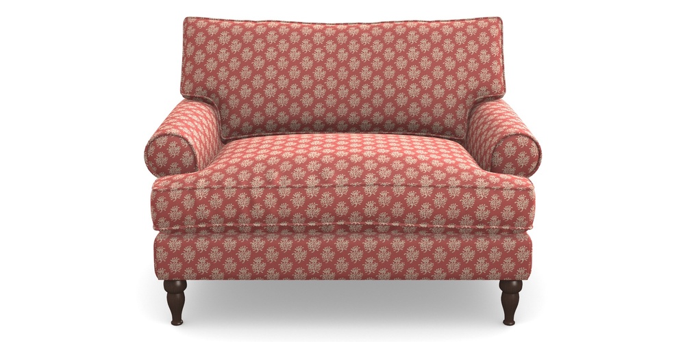 Product photograph of Cooksbridge Snuggler In Cloth 21 - Coral 1 - Ginger Snap from Sofas and Stuff Limited