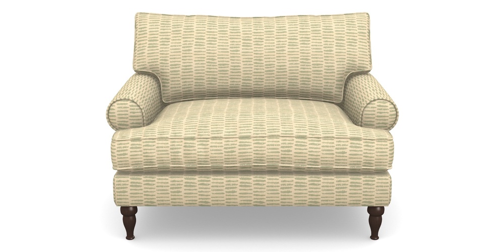 Product photograph of Cooksbridge Snuggler In Cloth 18 - Daub - Fennel from Sofas and Stuff Limited