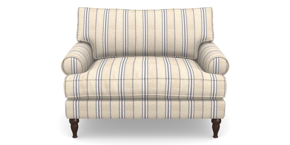 Product photograph of Cooksbridge Snuggler In Cloth 18 Stripes - Regimental - Indigo from Sofas and Stuff Limited