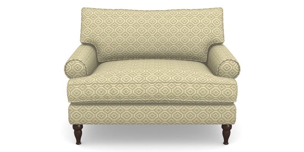 Product photograph of Cooksbridge Snuggler In Cloth 18 - Tile - Fennel from Sofas and Stuff Limited