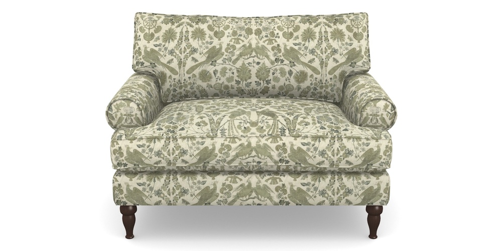 Product photograph of Cooksbridge Snuggler In V A Brompton Collection - Coromandel - Basil from Sofas and Stuff Limited