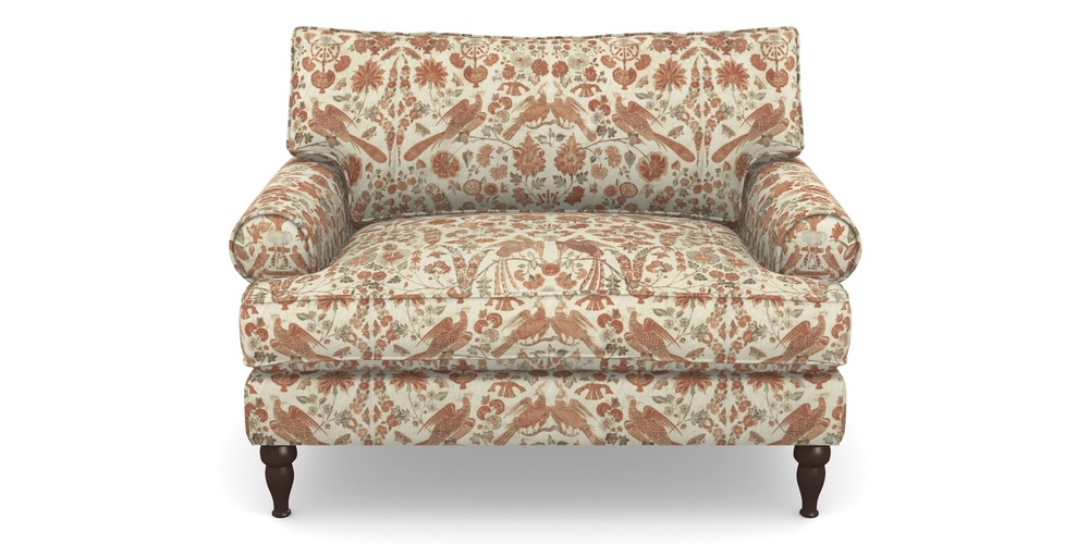 Product photograph of Cooksbridge Snuggler In V A Brompton Collection - Coromandel - Terracotta from Sofas and Stuff Limited