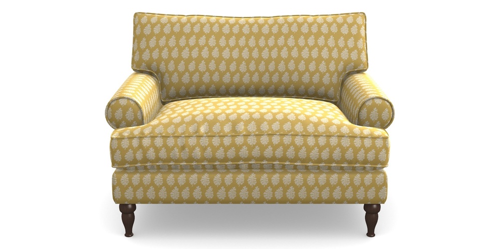 Product photograph of Cooksbridge Snuggler In Cloth 21 - Oak Leaf - Canary from Sofas and Stuff Limited